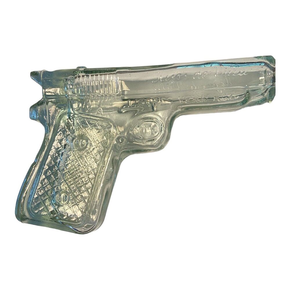 Hijos de Villa Tequila Empty 9mm Gun Glock Shaped Bottle Limited Numbered #49396 - Picture 2 of 11